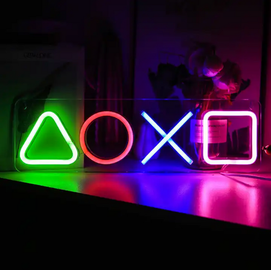 neon logo playstation